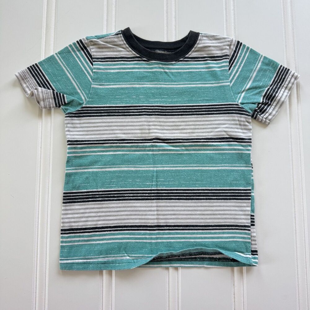 4/$10 - Garanimals Toddler Boys Striped Cotton T Shirt | 3T